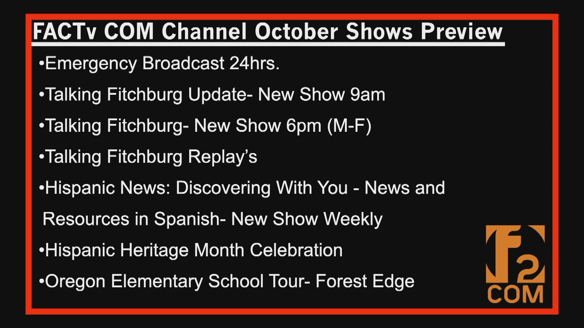 Thumbnail image for TFR FACTv Update 9-29-20