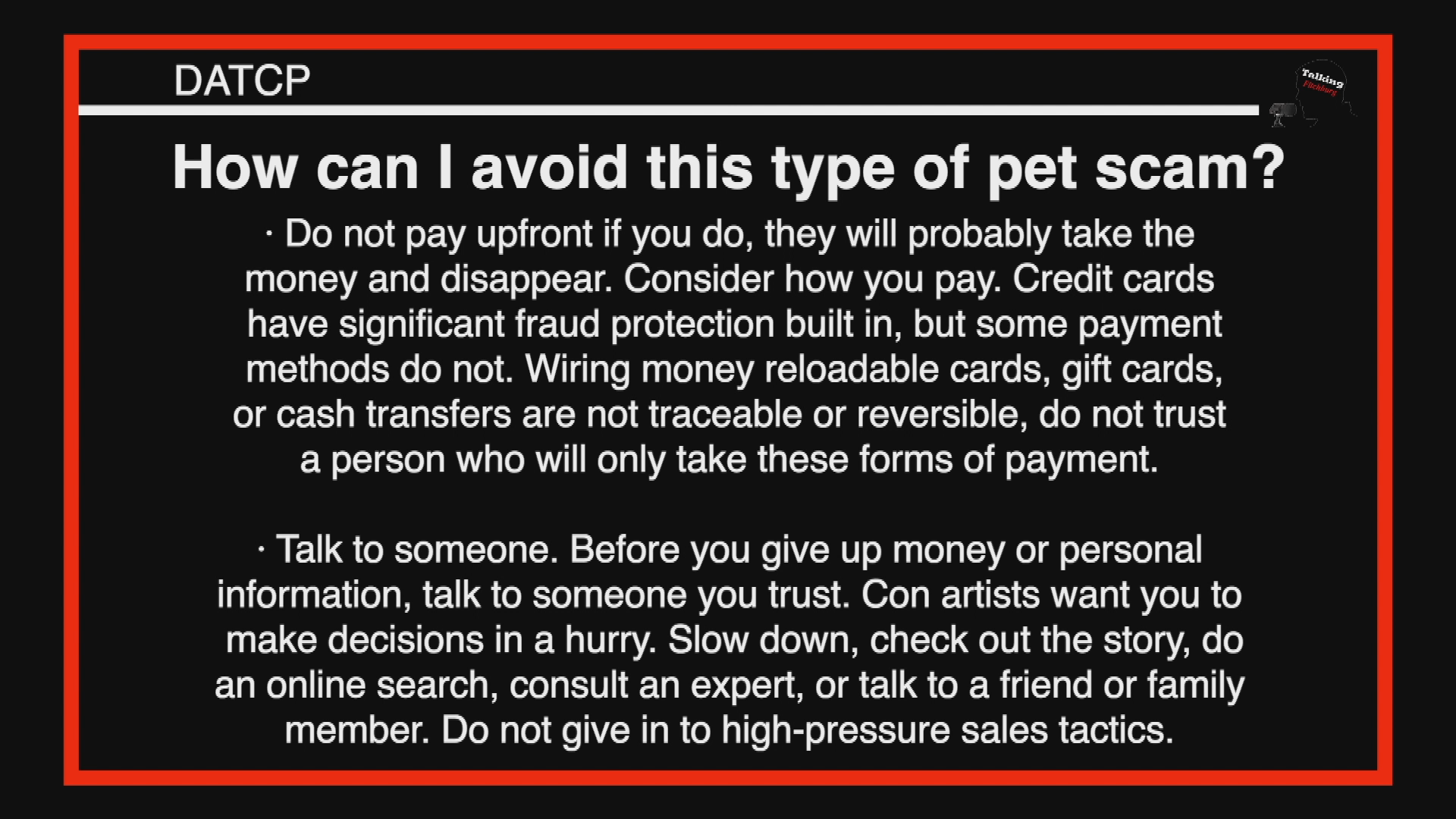 Thumbnail image for TFR DATCP Pet Shopping Scams 12-1-20