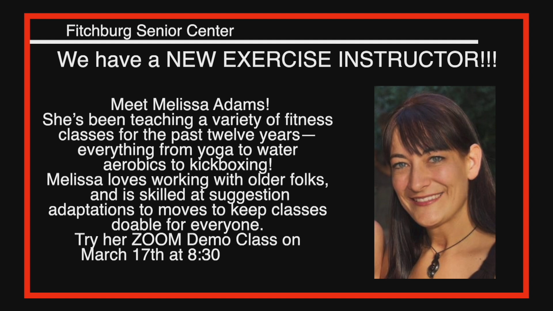 Thumbnail image for TFR Senior Center Update 3-1-21