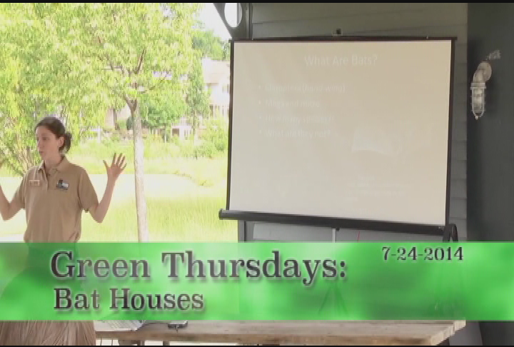 Thumbnail image for Green Thursday Building Bat Houses 7-24-14