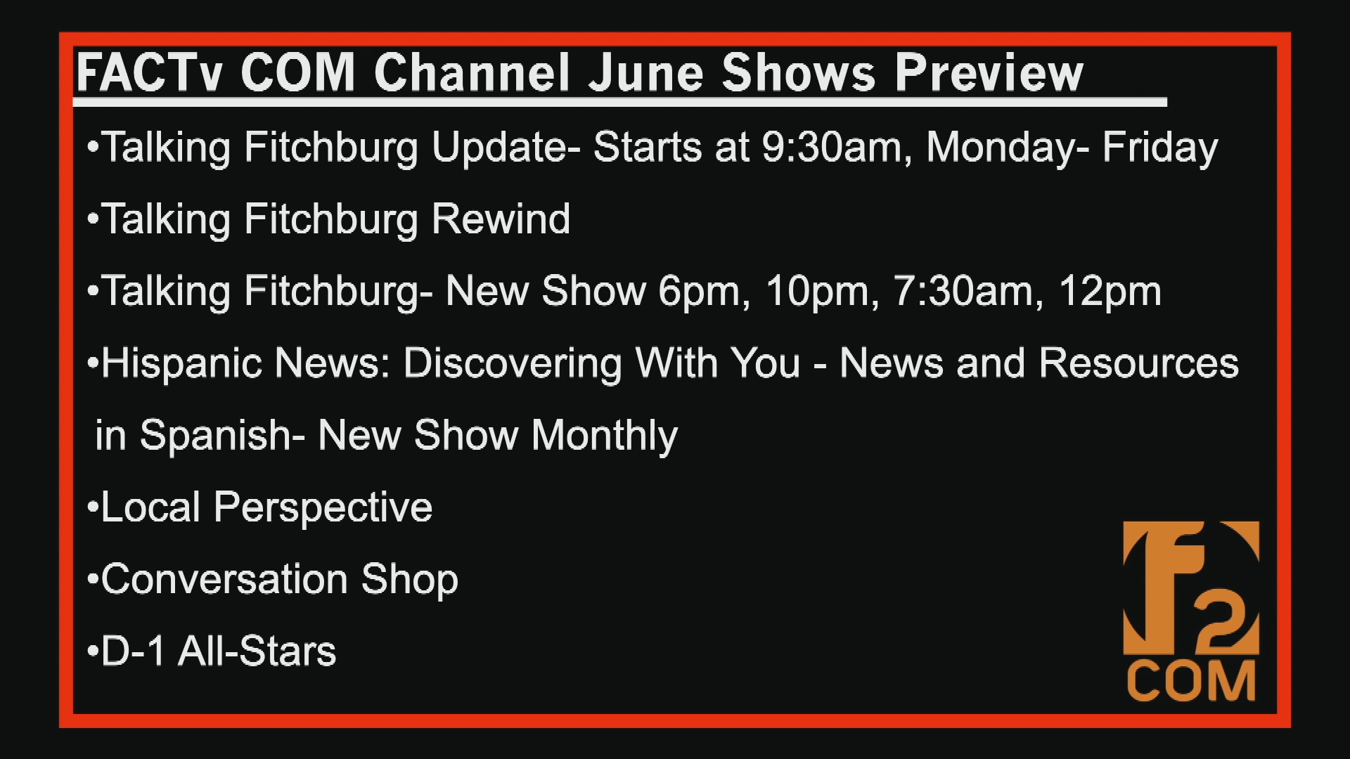 Thumbnail image for TFR FACTv Update 5-24-21