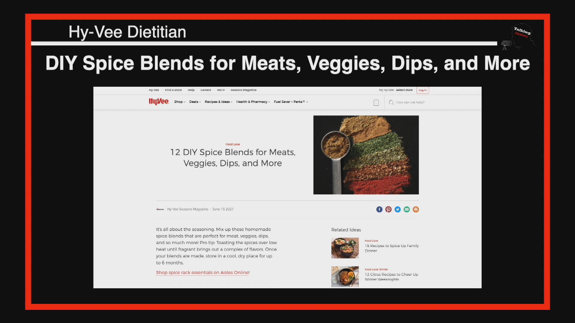 Thumbnail image for TFR Hy-Vee Dietitian Flavors, Spices and Seasoning 7-15-21