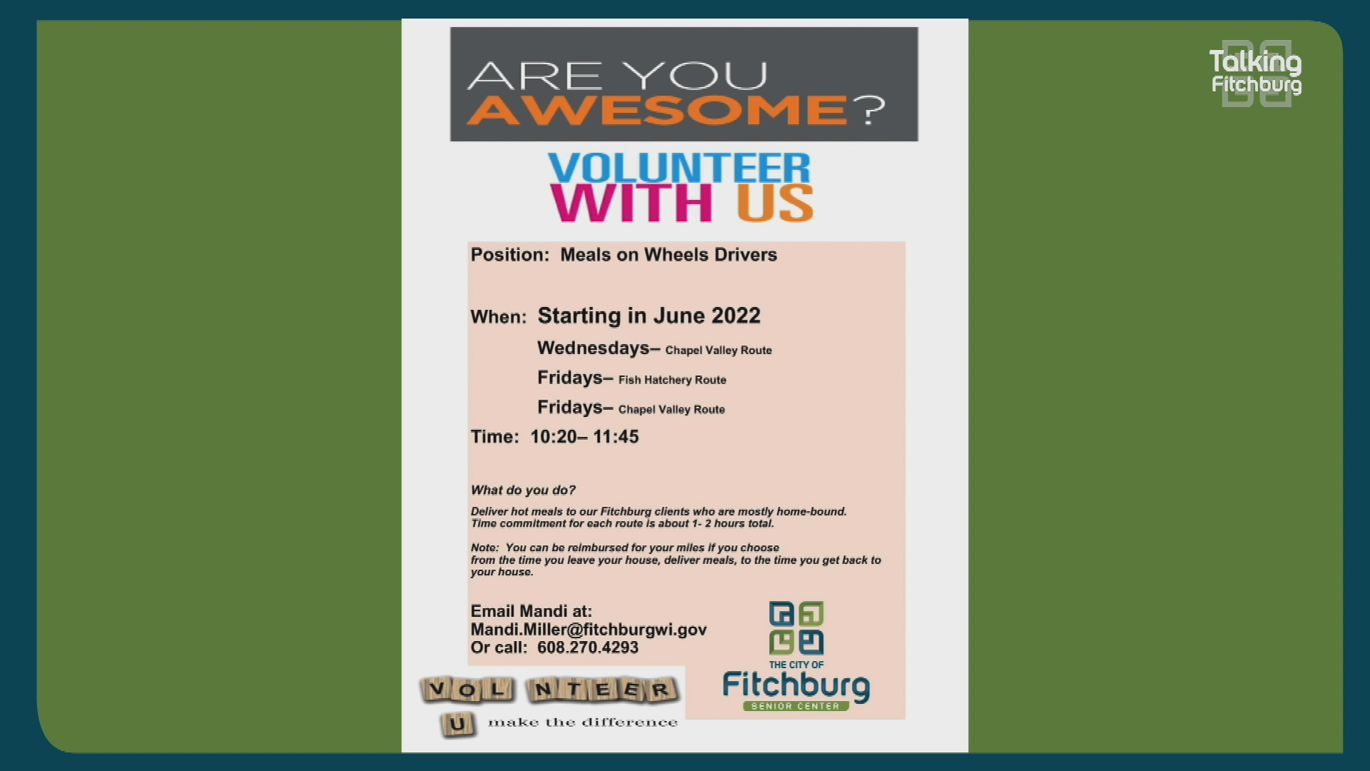 Thumbnail image for TFR Senior Center Update 5-2-22