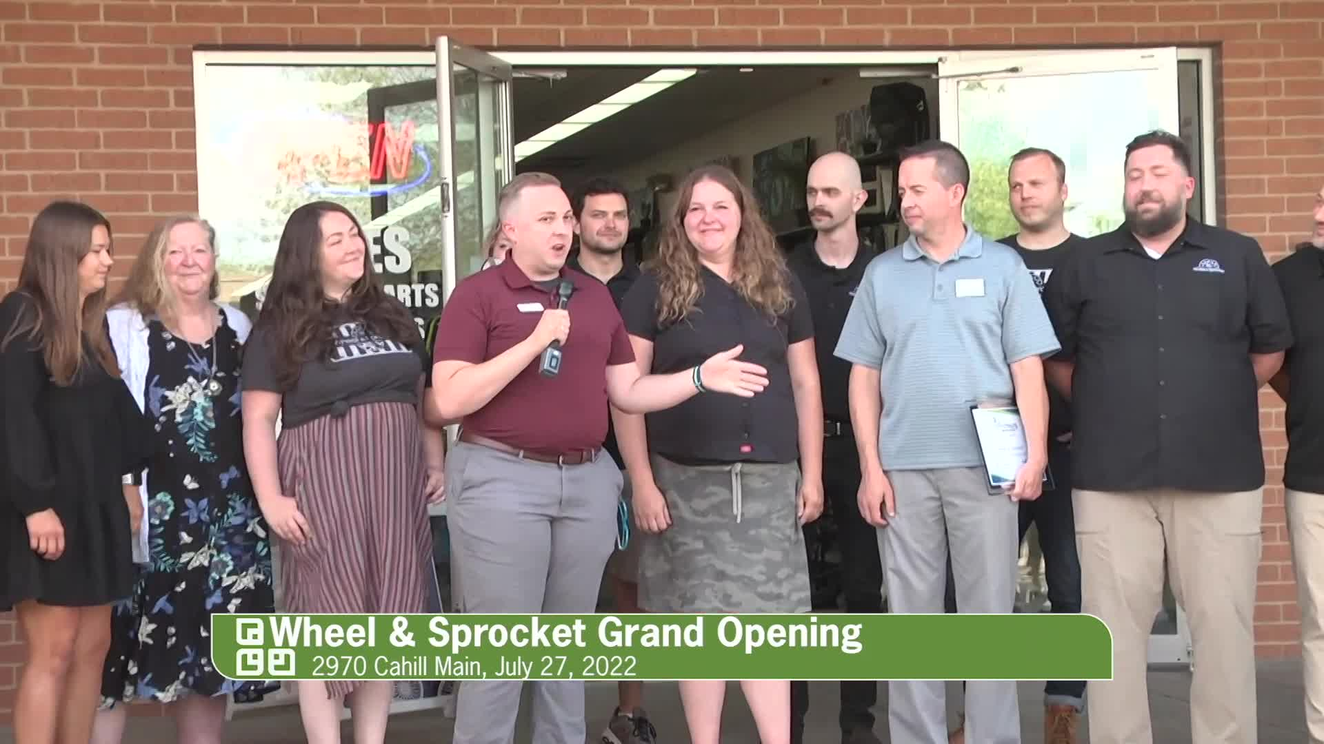 Thumbnail image for TFR Wheel and Sprocket Grand Opening and Chain Cutting Ceremony 7-28-22