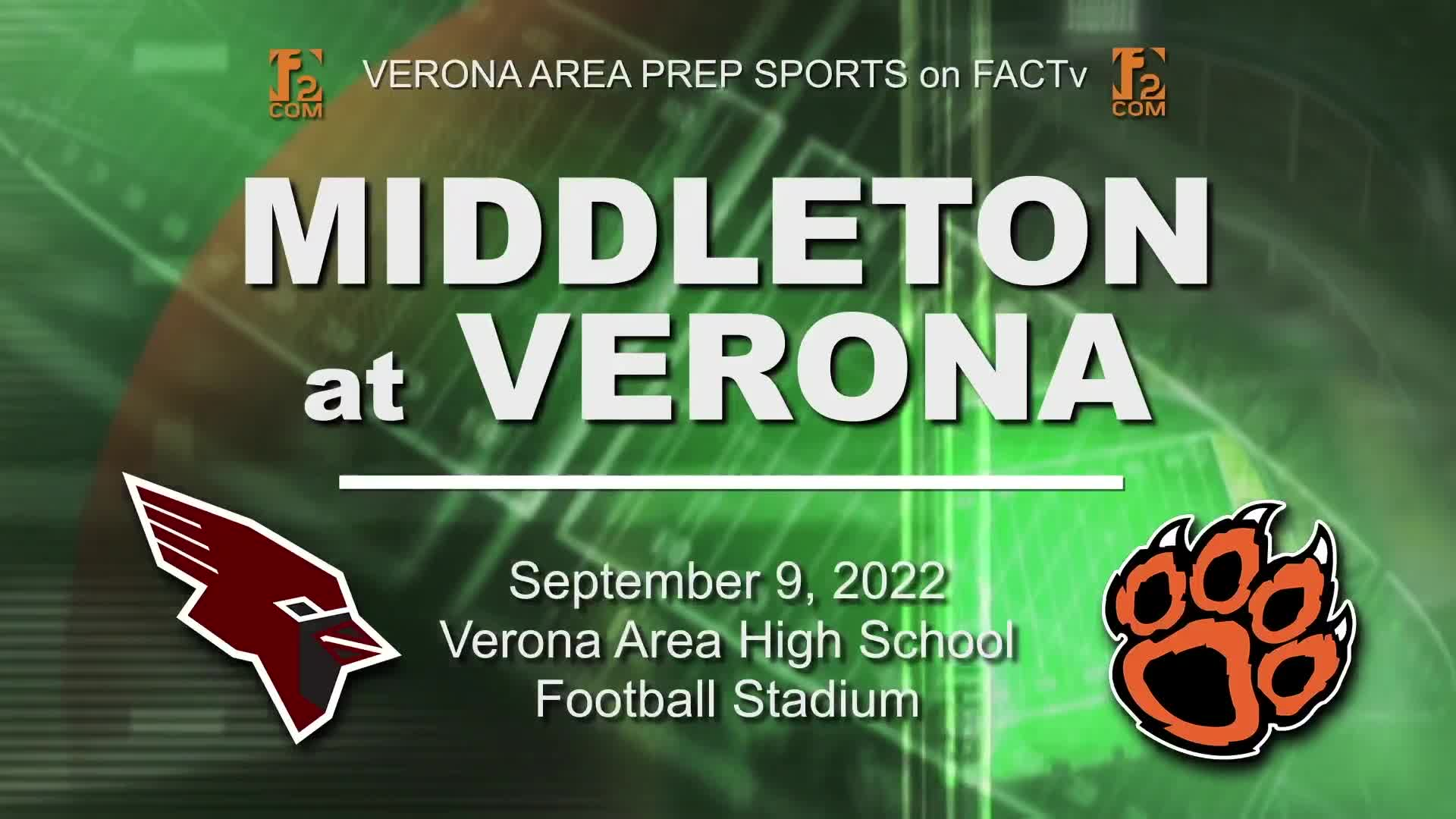 Thumbnail image for Middleton at Verona HS Football 9-9-22