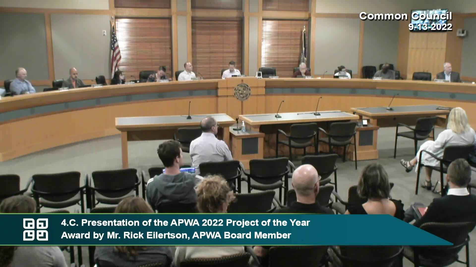 Thumbnail image for TFR American Public Works Award 9-13-22