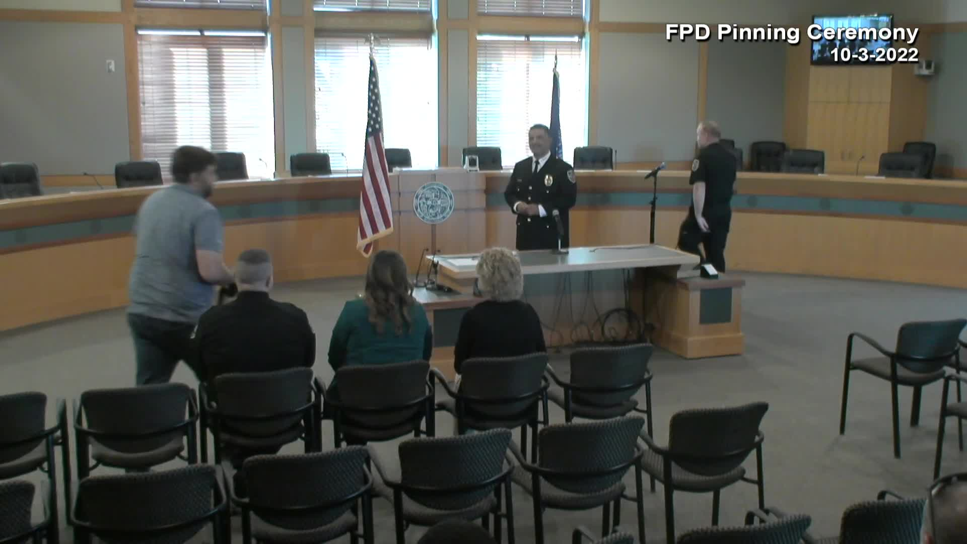 Thumbnail image for TFR FPD Lt. McCarthy Pinning Ceremony 10-3-22