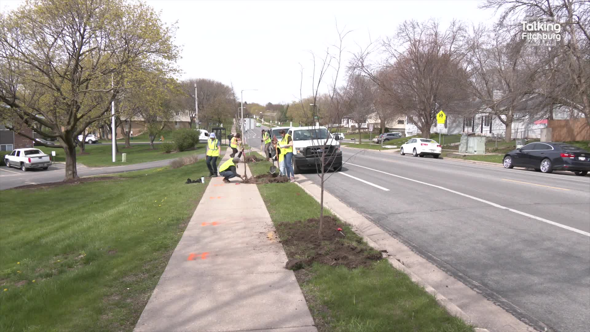 Thumbnail image for TFR: Arbor Day Tree Planting Post Road 4-28-23