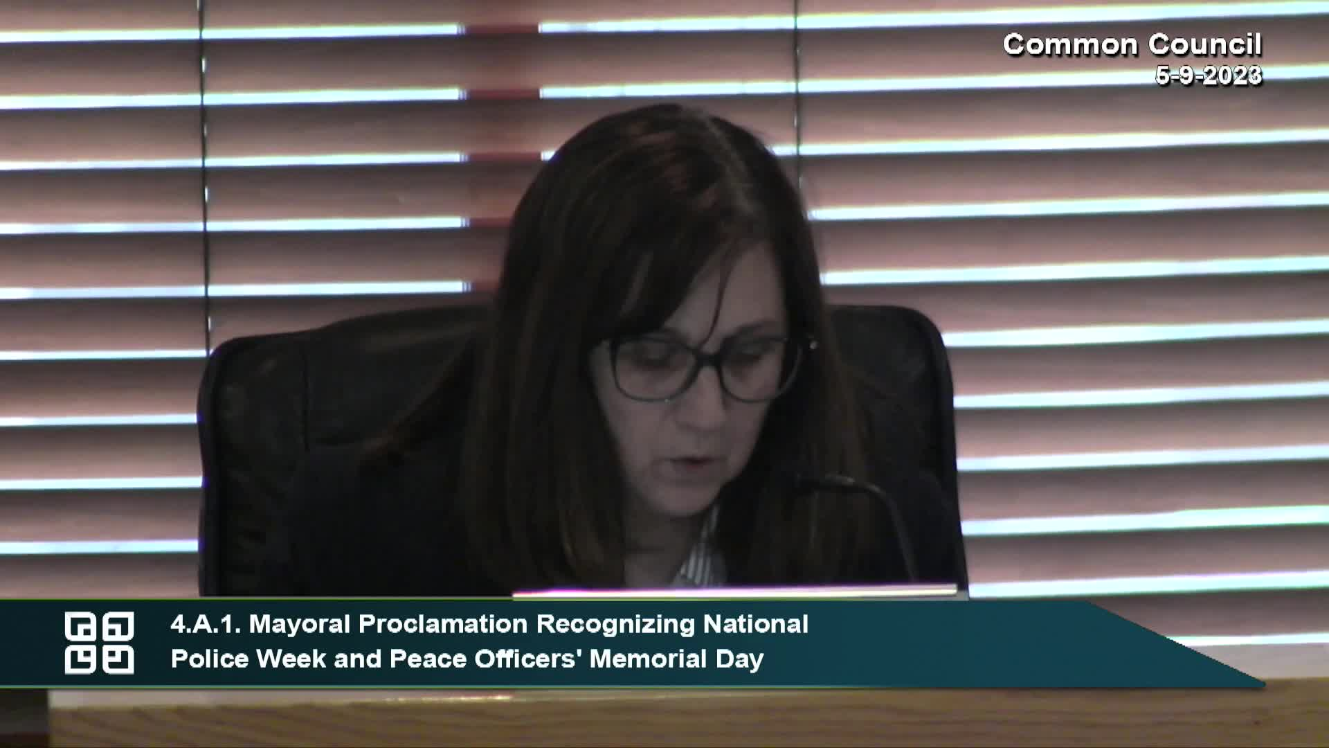 Thumbnail image for TFR: Mayoral Proclamation - National Police Week and Peace Officers Memorial Day 5-9-23