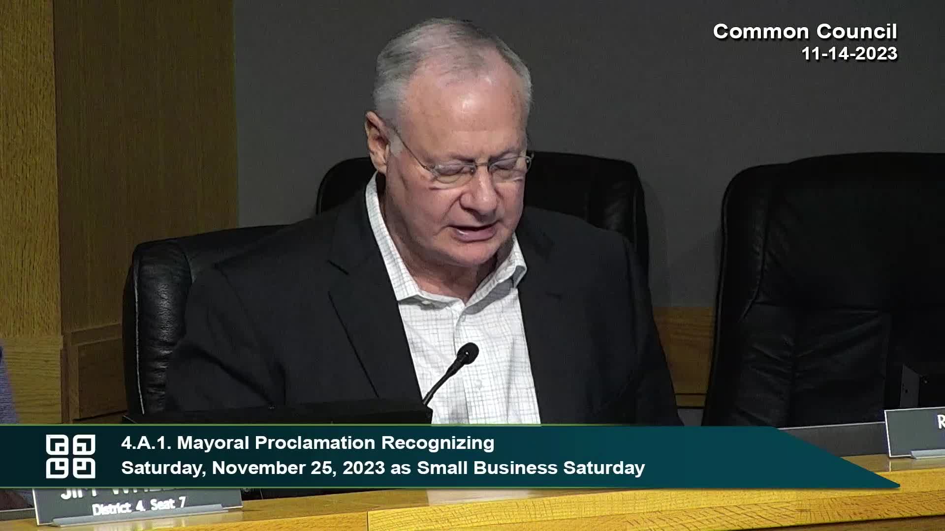 Thumbnail image for TFR: Small Business Saturday proclamation 11-14-23