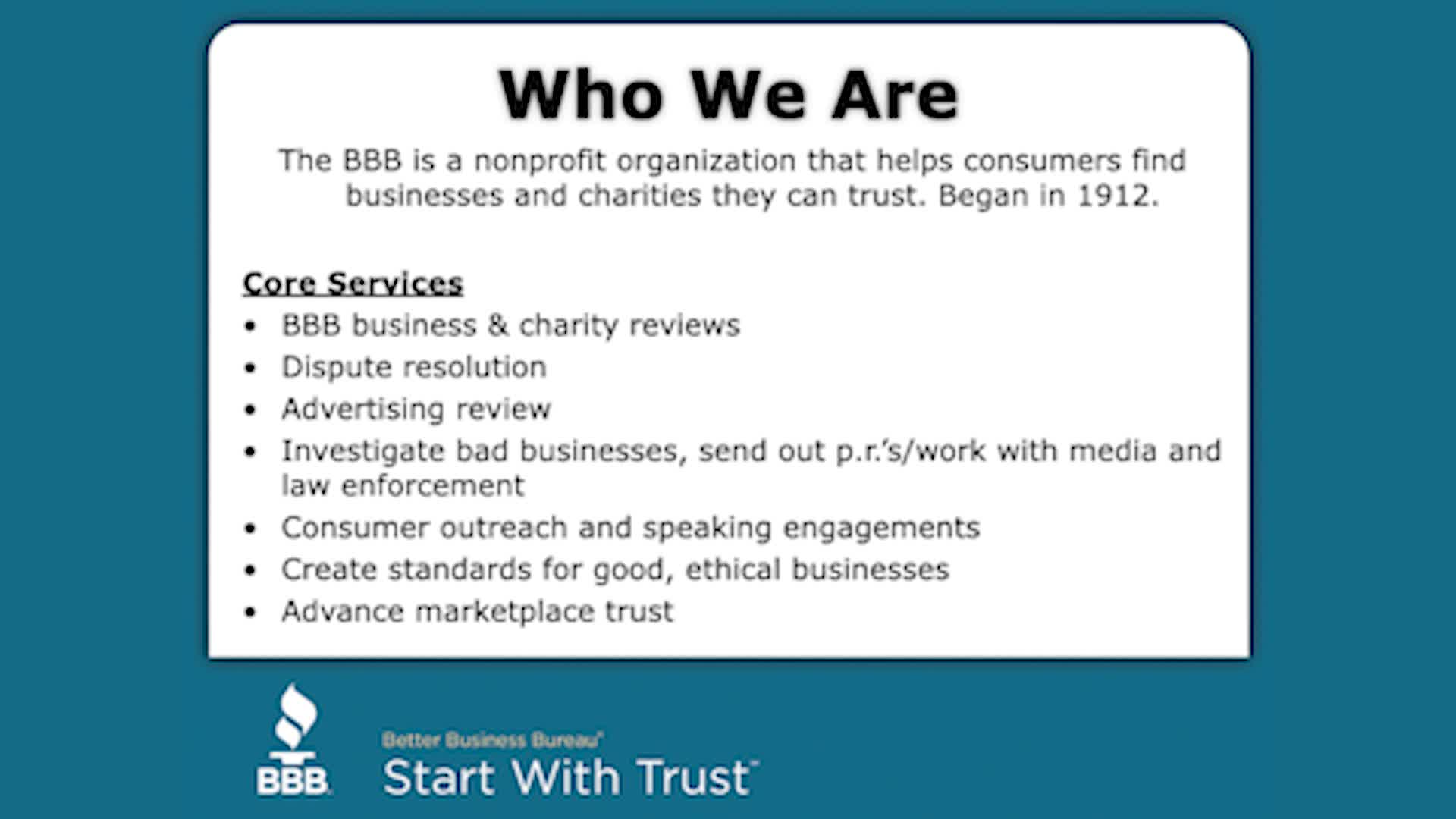 Lunch and Learn Series: Better Business Bureau 2-19-25
