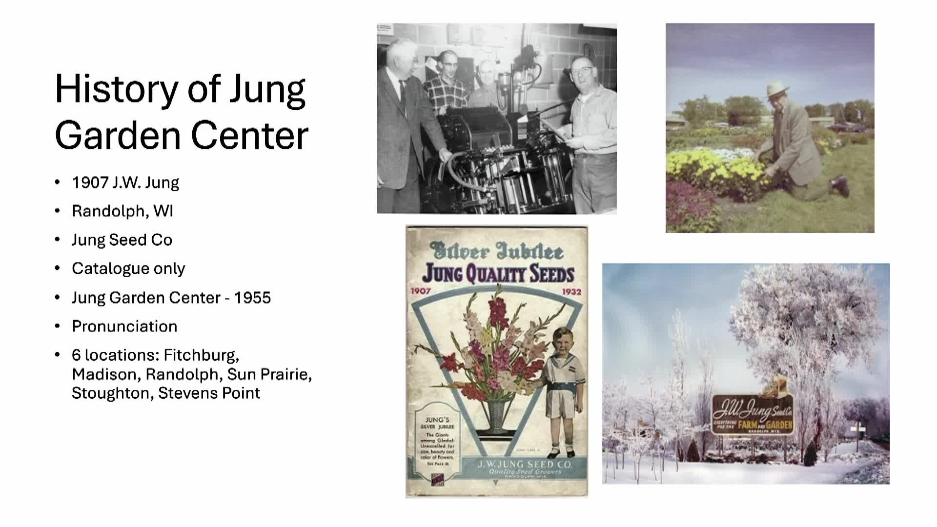 Lunch and Learn Series: Jung Garden Center 6-18-25
