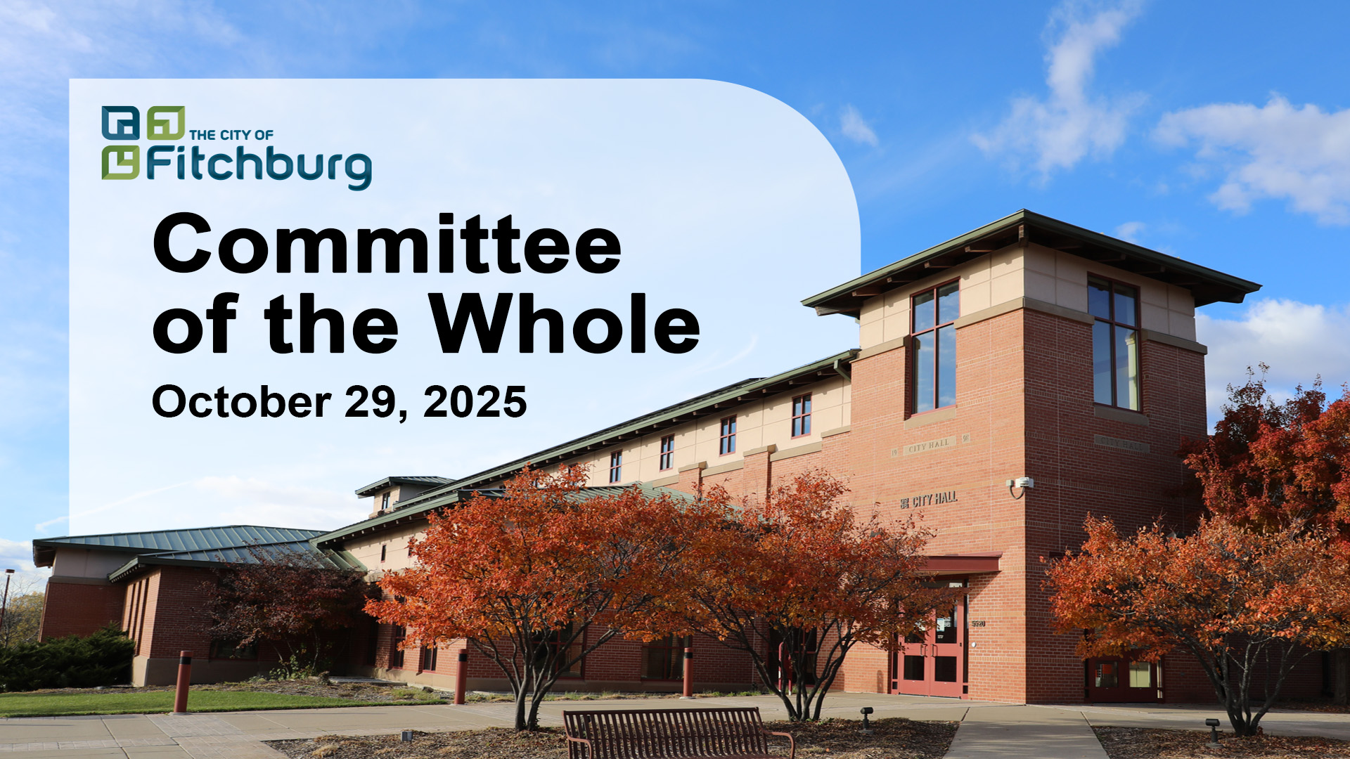 LIVE: Committee of the Whole 10-29-25