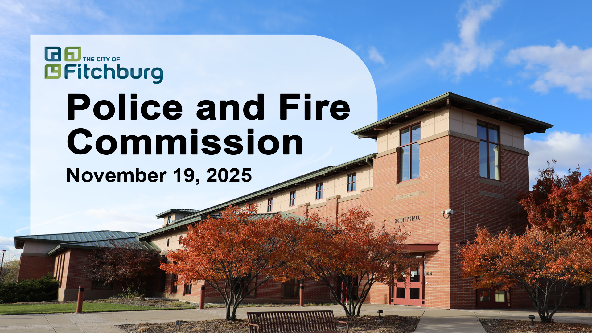 LIVE: Police and Fire Commission 11-19-25