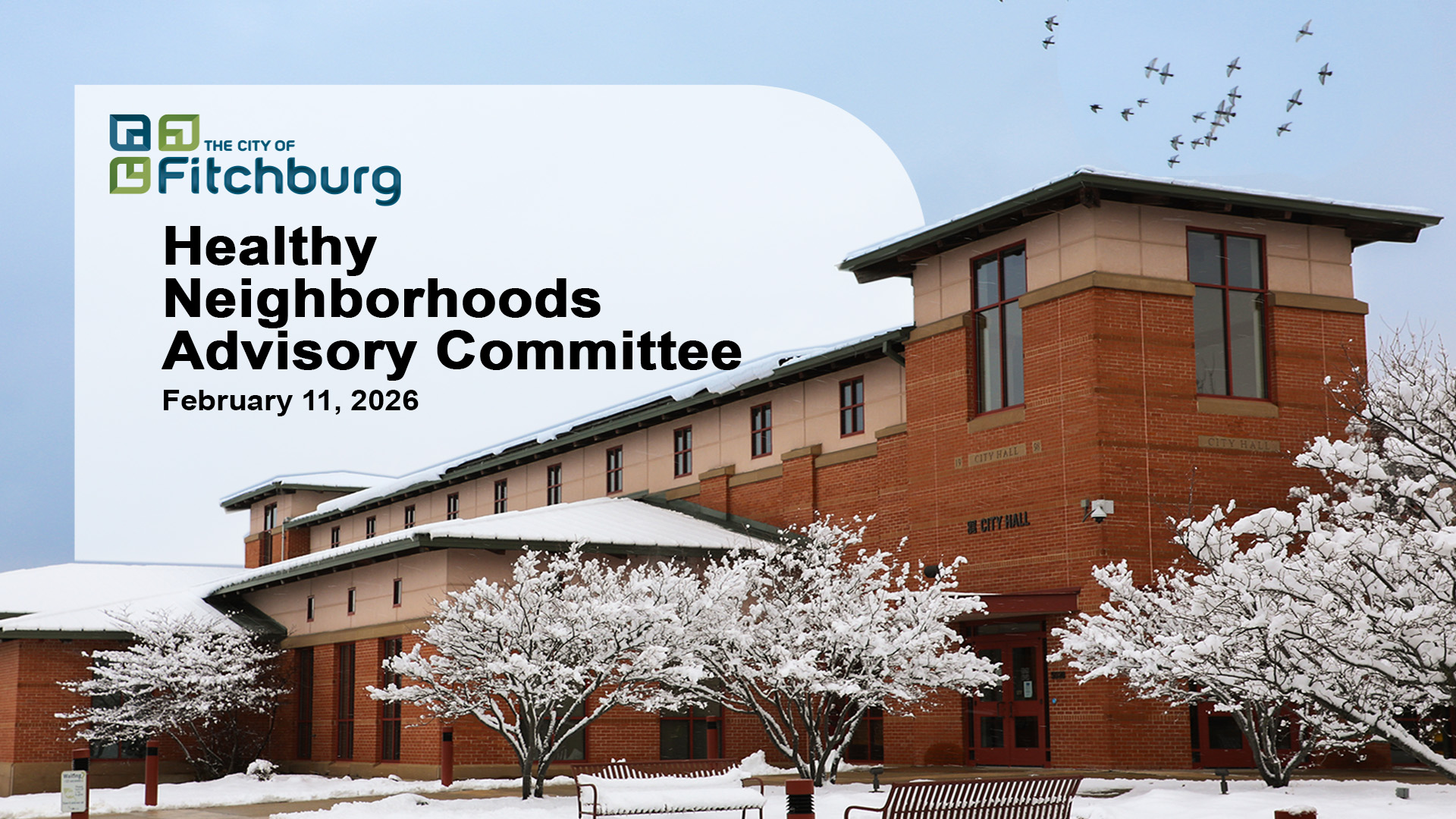 Thumbnail image for LIVE: Healthy Neighborhoods Advisory Committee 2-11-26