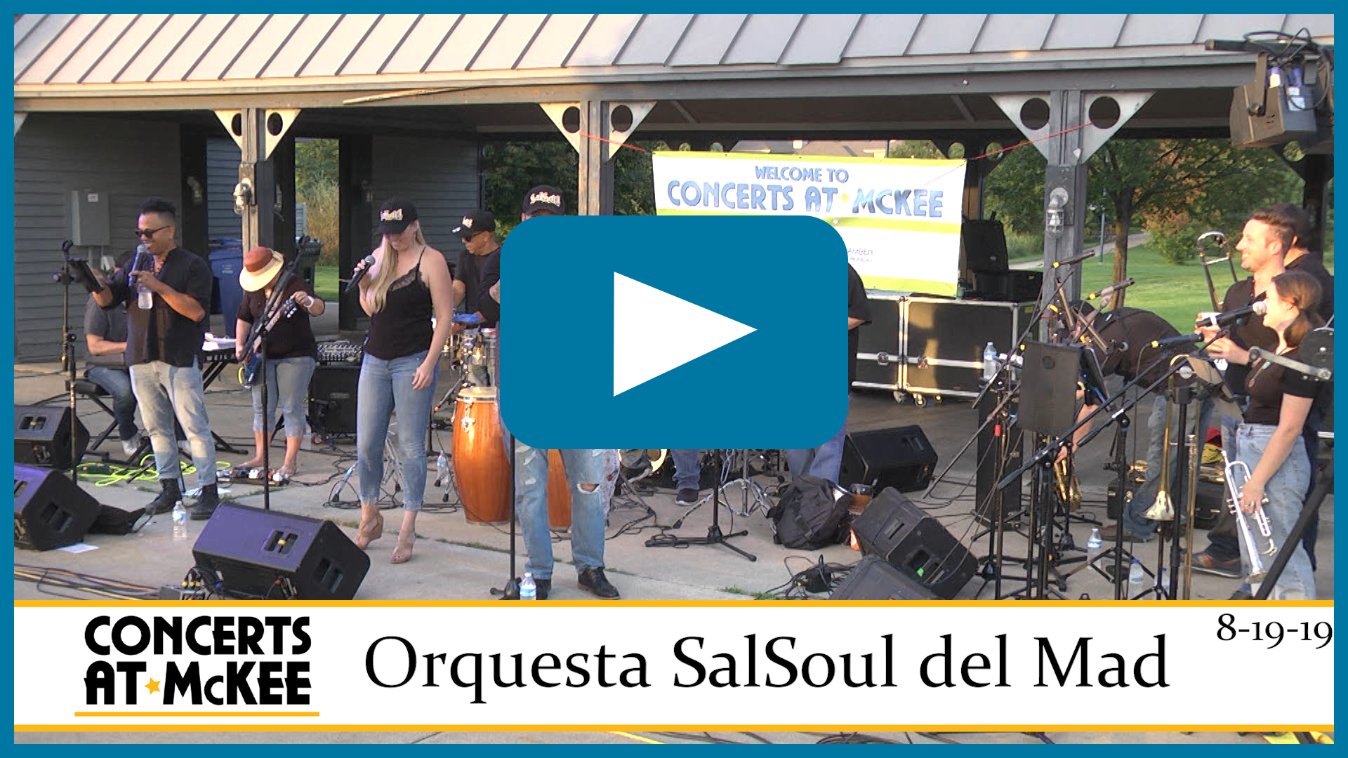 Thumbnail image for Concerts at McKee: Orquesta SalSoul del Mad 8-19-19